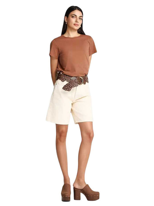 Women's T-shirt Basic Cappuccino