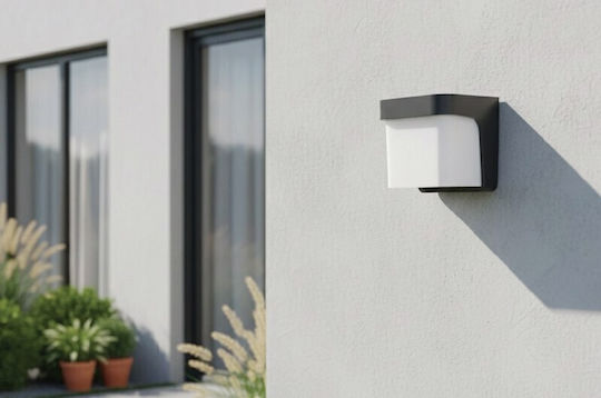 Inlight Επιτοίχιο Εξωτερικό Φωτιστικό LED 13W με Ρυθμιζόμενο Λευκό Φως 17.5x14.5x17.5εκ.