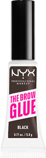 NYX Professional Makeup The Brow Glue Gel for Eyebrows 05 Black