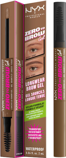 NYX Professional Makeup Zero To Brow Eyebrow Pencil 03 Taupe