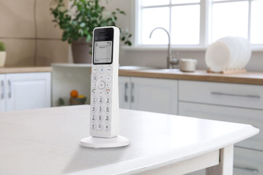 Motorola DOT 411 Безжичен Телефон Бял
