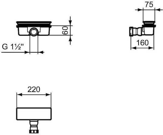 Ideal Standard Βαλβίδα Ασημί