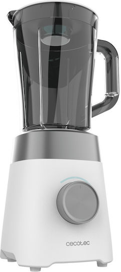 Cecotec Power Black Titanium 1300MAX W Μπλέντερ με Γυάλινη Κανάτα 1.5 lt 1300W Μαύρο