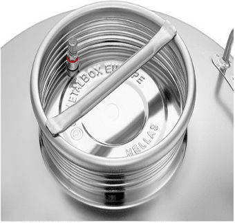 Metal Box Recipient Inox 15l 15010