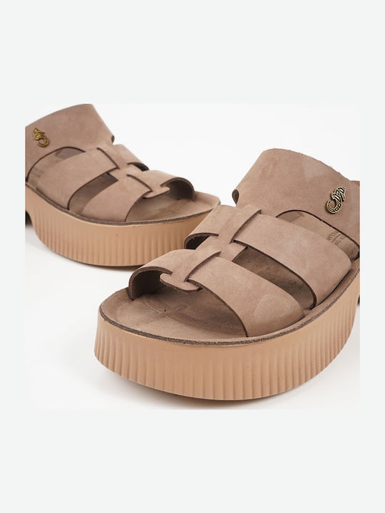 Leather Women's Anatomic Brown Sandals