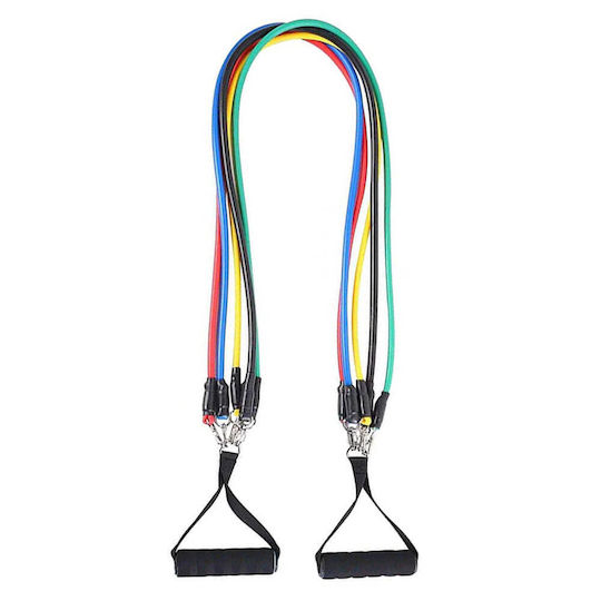 inSPORTline Morpo Gymtube Resistance Bands with Handles Set 1pc Yellow