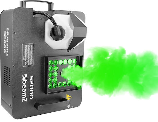 BeamZPro S2000 Μηχανή Καπνού LED 2000W με Ενσύρματο Χειριστήριο και Δυνατότητα Σύνδεσης με Κονσόλα Φωτισμού