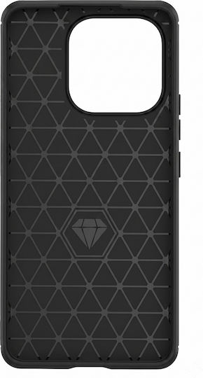 Avizar Case Realme 16 Pro Plus Carbon Effect Soft Shockproof Protective Cover Black