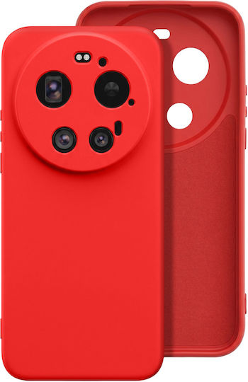 Avizar Husa Xiaomi 17 Ultra Soft-touch Silicon Tip Fast Cover Seria Roșie