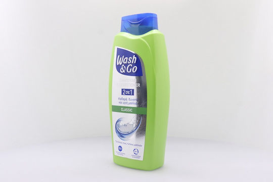 Wash & Go Classic Σαμπουάν Ενυδάτωσης για Όλους τους Τύπους Μαλλιών 650ml