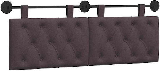 vidaXL Fabric Bed Headboard Cushion Brown 150x55cm