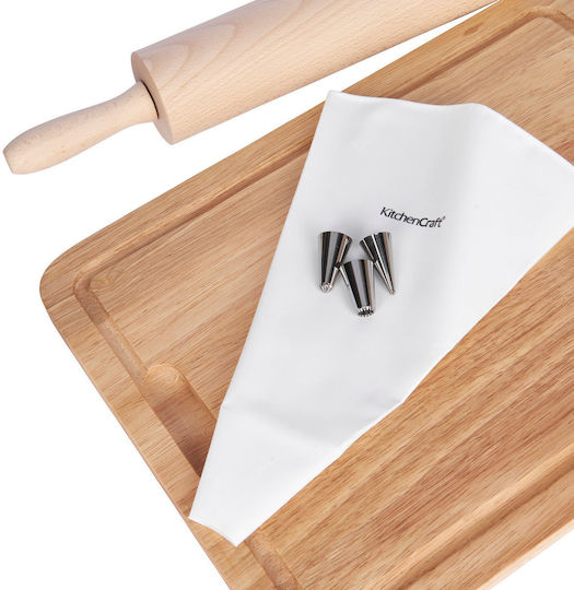 Kitchen Craft Kuchenkraft Spritzbeutel Metallisch Satz SDINOZSET28