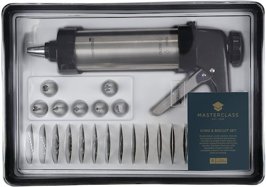 Kitchen Craft Seringă Pungi de Patiserie Metalică 22 Bucăți 5028250155504