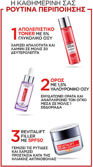 L'Oreal Paris Revitalift 5% Glycolic Acid Υγρό Τόνωσης Προσώπου με Γλυκολικό Οξύ, Σαλικυλικό Οξύ & Πανθενόλη 180ml