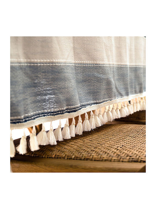 FRIPIA FRIPIA Leinen Tischdecke Grau 140x250cm