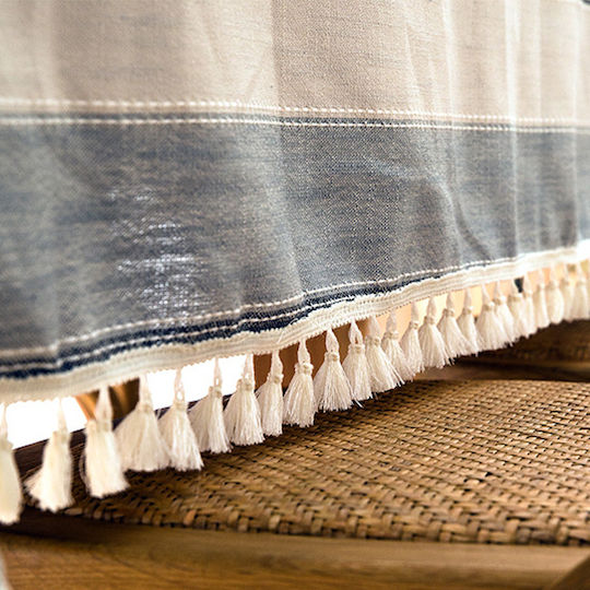 FRIPIA Покривка За Маса Лен Сива 140x250см