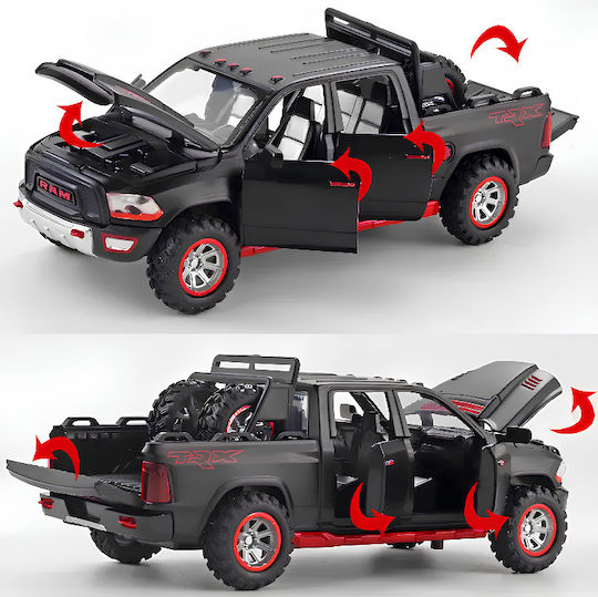 Model Mașină Dodge Ram Trx Metal Scara 1:32 Ușile Se Deschid