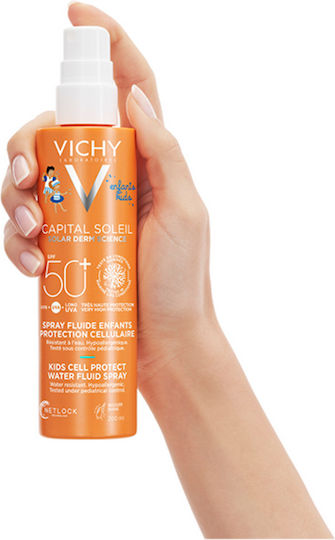 Vichy Capital Soleil Waterproof Kids Sunscreen Spray SPF50 200ml