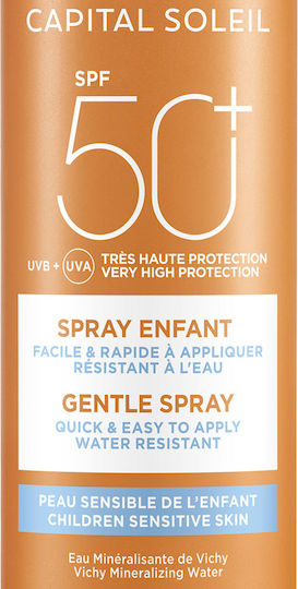 Vichy Ideal Soleil SPF50+ Παιδικό Αντηλιακό Spray για Πρόσωπο & Σώμα 200ml