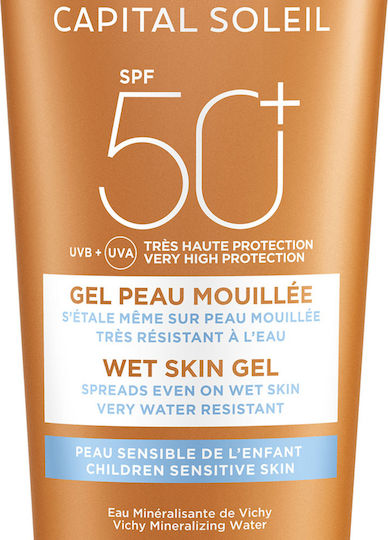 Vichy Capital Soleil SPF50+ Αδιάβροχο Παιδικό Αντηλιακό Gel για Πρόσωπο & Σώμα 200ml
