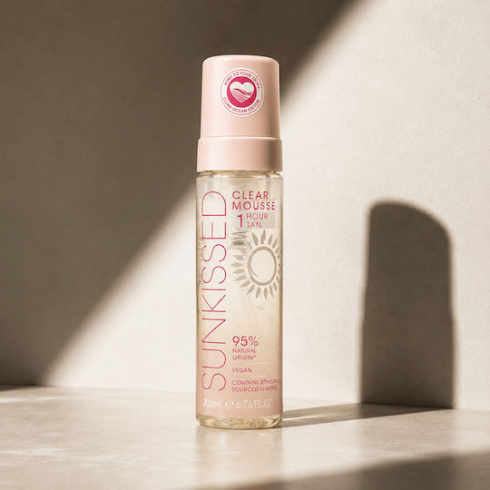 Sunkissed Clear 1 Hour Selbstbräuner Mousse Körper 200ml
