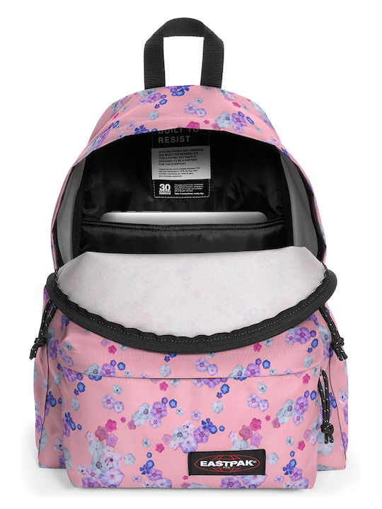 Eastpak Day Pak'r Σχολική Τσάντα Πλάτης Γυμνασίου - Λυκείου Ροζ με Θήκη για Παγούρι 24lt
