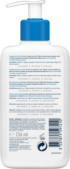 CeraVe Moisturising Moisturizing Lotion Body with Hyaluronic Acid for Dry/Very Dry Skin 236ml