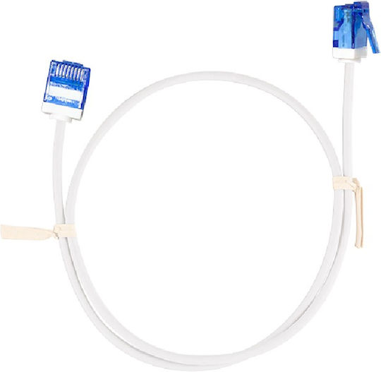 LogiLink U/UTP Cat.6a (Gigabit) Ethernet Network Cable 0.3m White