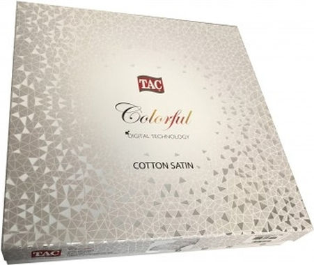 Tac Duvet Cover Set 200x220cm Double With 4 Pillowcases & 1 Bed Sheet Digital Ponia