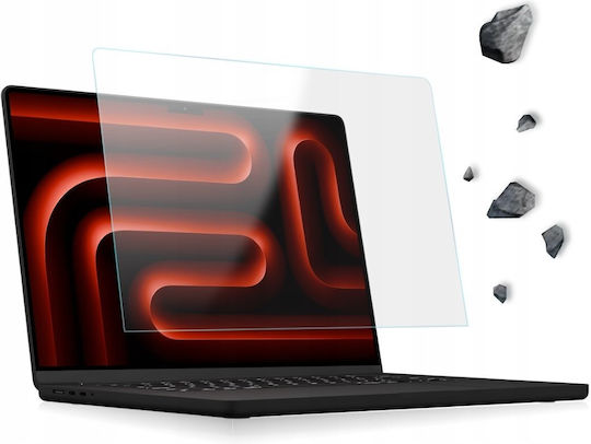 Grizzglass Hybridglass Easy Protective Film Installation Kit Included Compatible Macbook Pro 16 Inch M1 Transparent