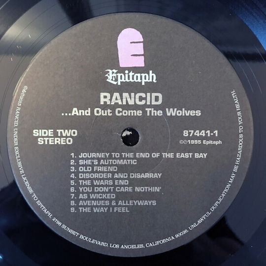 Rancid Out Come Wolves Vinyl