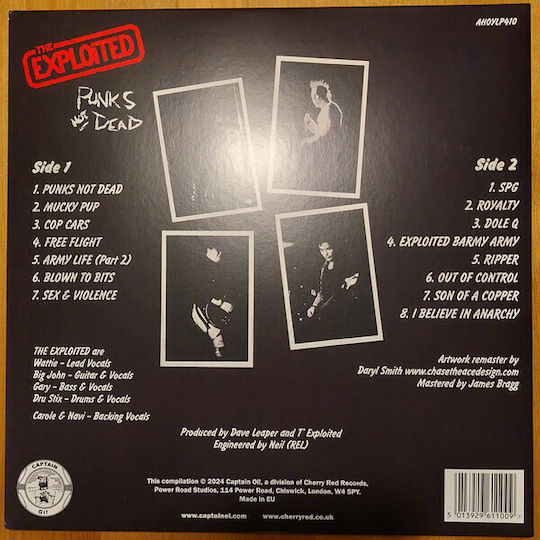 Exploited Punks Not Dead Vinyl