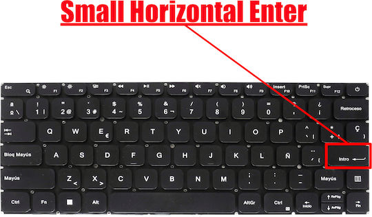 Spanish Laptop Keyboard Acer Aspire Lite Al14-51 Al14-51m Al14-51m-57h1 Al14-51m-57bn Al14-51m-58u1 Al14-51m-59ya Al14-51m-364b Nx.ktwsp.002 Es No Frame Black Code 41550esnofr