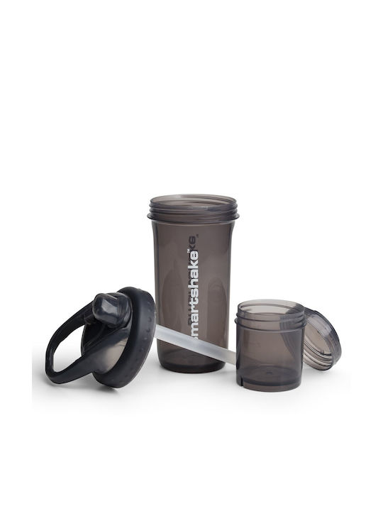SmartShake Original2Go Plastic Protein Shaker 600ml Black