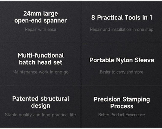 NexTool Πολυεργαλείο Σετ 9τμχ