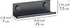 Wenko Wall Metal Shelf 25x7.5x7.5cm Black
