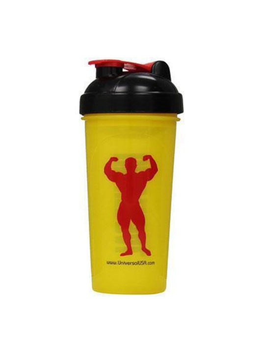 Universal Nutrition Shaker Πρωτεΐνης 700ml Πλαστικό Κίτρινο