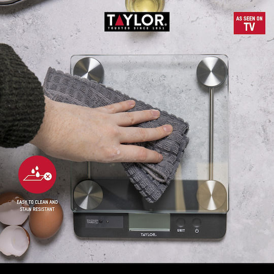 Taylor USA Дигитална Кухненска Везна До 14.4кг Кафява