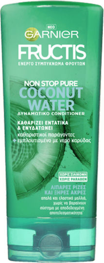 Garnier Fructis Non Stop Pure Coconut Water Σετ Περιποίησης Μαλλιών Ενυδάτωσης για Λιπαρά Μαλλιά με Σαμπουάν & Conditioner 2τμχ