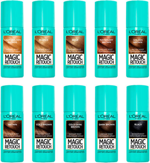L'Oreal Paris Excellence Cream & Magic Retouch Hair Care Set for Color Maintenance for Colored Hair with Spray 2pcs