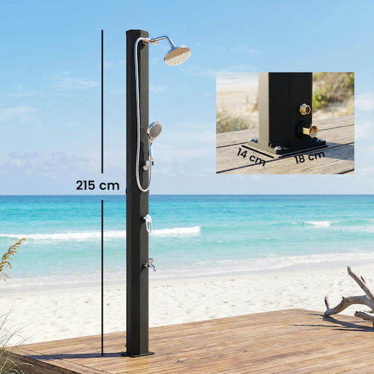 Outsunny Solar Light Warm White with Photocell 18x14x215cm