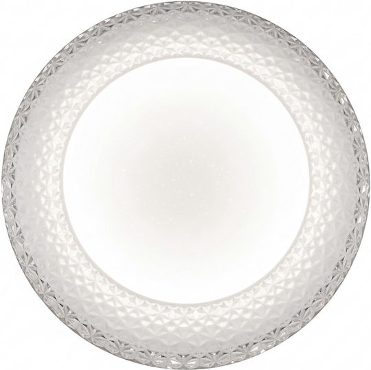 Eko Light Πλαφονιέρα Οροφής Λευκή με Ενσωματωμένο LED