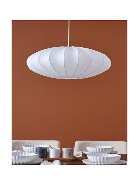 Beliani Candelabru Suspendat Alb