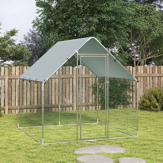 Pawhut Wooden Poultry Coop L2 x W2 x H2m