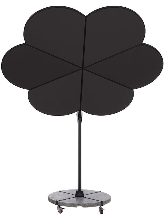 Professional Floor Parasol Circular Aluminum Cannopy Cannopy Gray with Base Φ2.665m