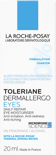 La Roche Posay Toleriane Dermallergo Околоочен Крем за Хидратация и Торбички 20ml