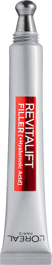 L'Oreal Paris Revitalift Filler Κρέμα Ματιών για Ενυδάτωση , Αντιγήρανση & Σακούλες 15ml