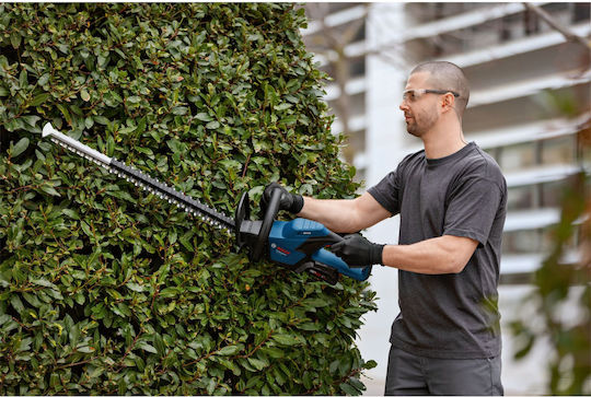 Bosch GHE 18V-60 Μπορντουροψάλιδο Μπαταρίας 18V με Μήκος Λάμας 60cm