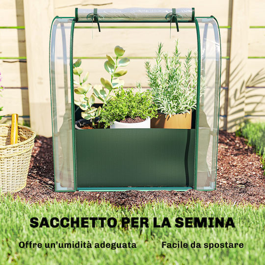 Outsunny 84H-436V00DG Greenhouse 68x50x70cm