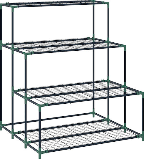 Outsunny Metall Pflanzenständer Kupfer 94x84x110cm